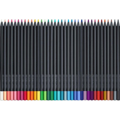 LÁPIS DE COR FABER CASTELL BLACK EDITION - CAIXA 36 UNIDADES